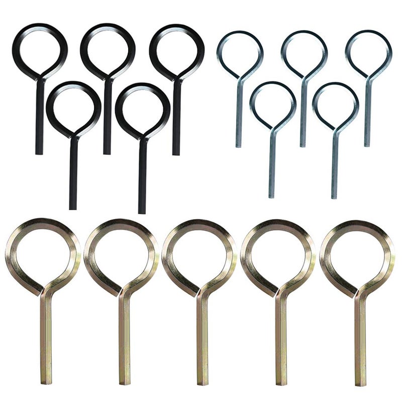 Joneaz Hex Dogging Key 1/8 inch 5/32 inch and 7/32 inch for Push Bar Panic Exit Device,Metal Dog Keys Kit 15-Piece, 3 Size - Image 1